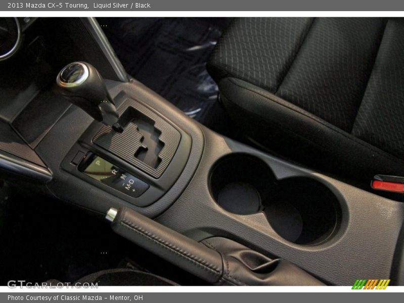 Liquid Silver / Black 2013 Mazda CX-5 Touring