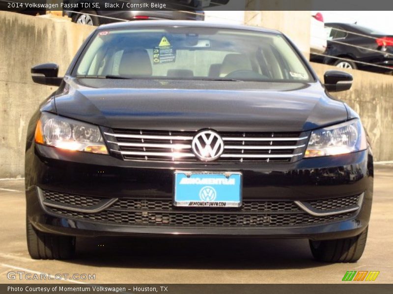 Black / Cornsilk Beige 2014 Volkswagen Passat TDI SE
