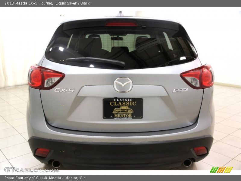 Liquid Silver / Black 2013 Mazda CX-5 Touring