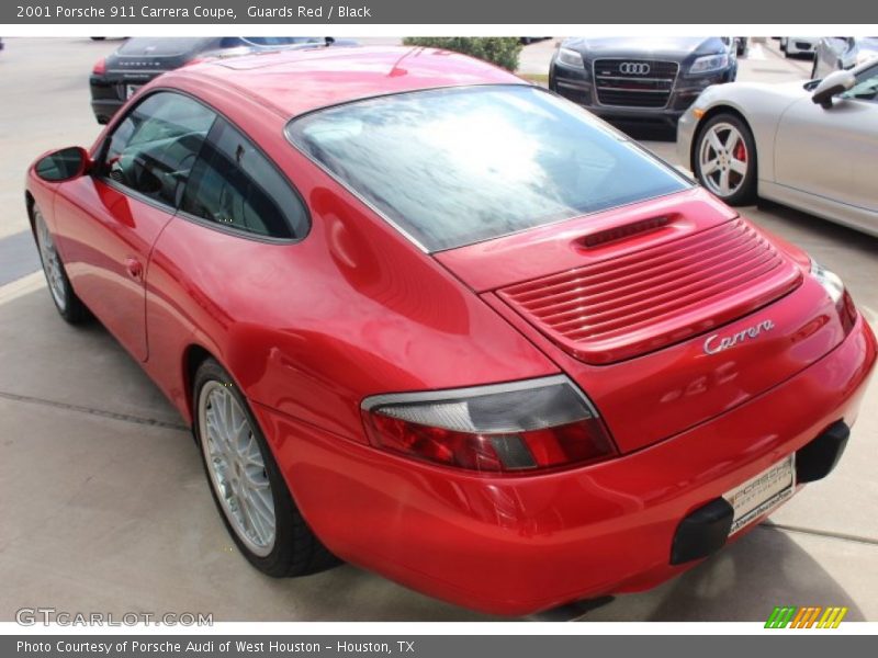 Guards Red / Black 2001 Porsche 911 Carrera Coupe