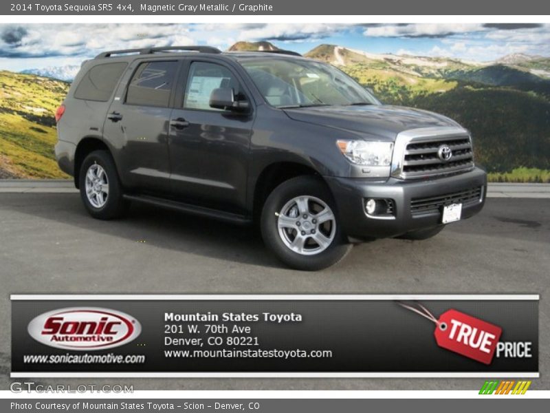 Magnetic Gray Metallic / Graphite 2014 Toyota Sequoia SR5 4x4