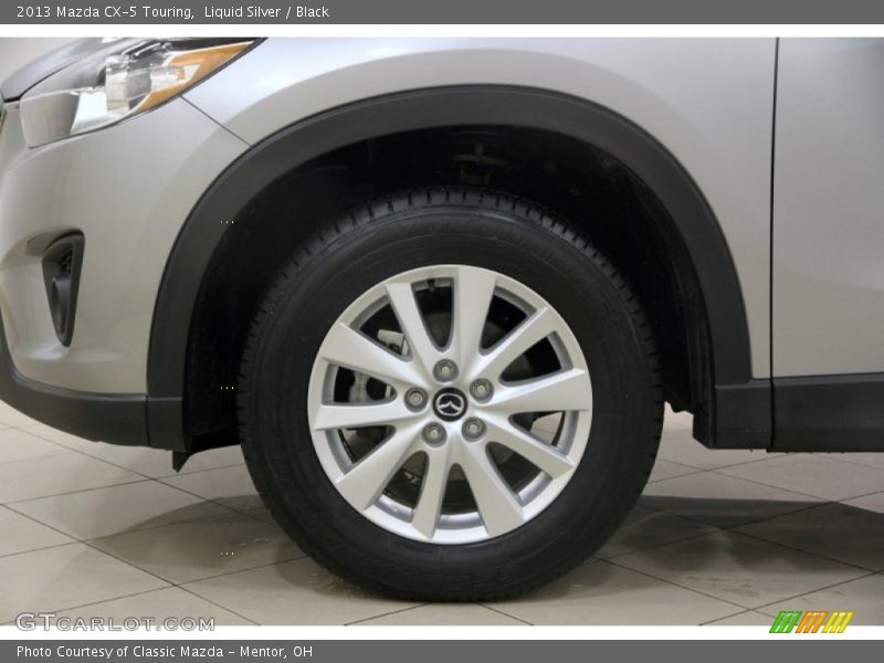 Liquid Silver / Black 2013 Mazda CX-5 Touring