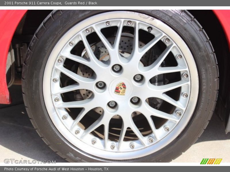 Guards Red / Black 2001 Porsche 911 Carrera Coupe