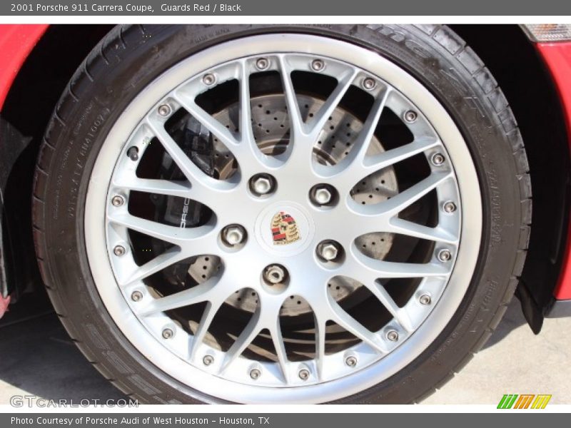 Guards Red / Black 2001 Porsche 911 Carrera Coupe