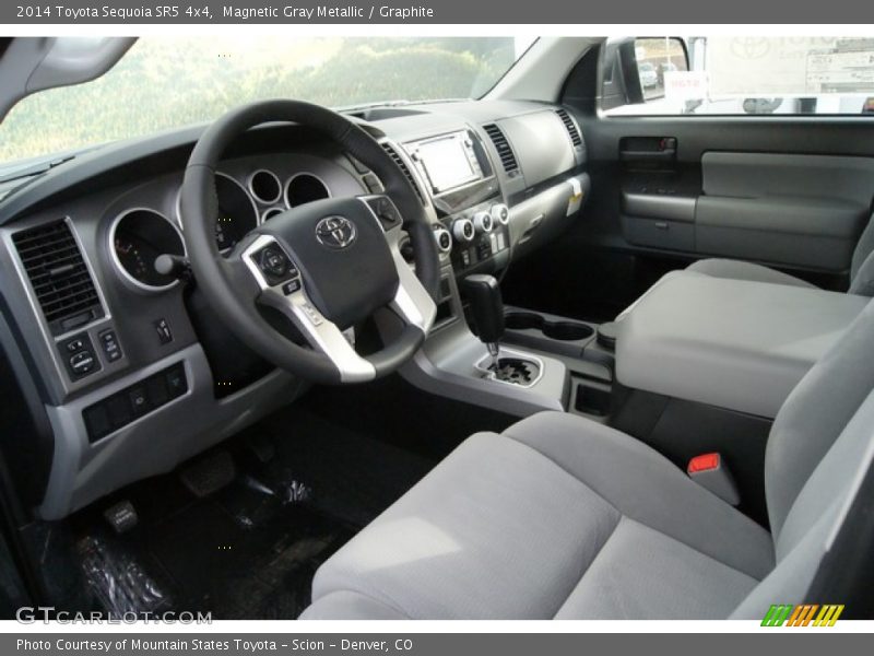 Magnetic Gray Metallic / Graphite 2014 Toyota Sequoia SR5 4x4