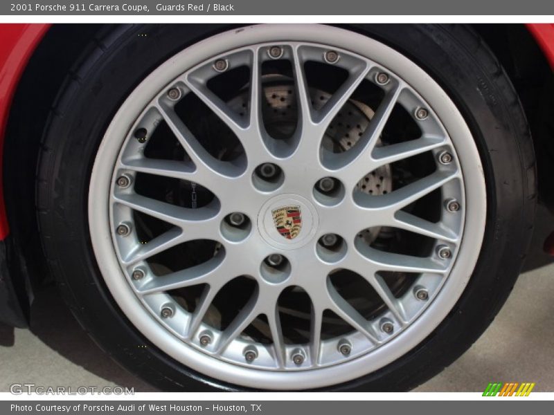 Guards Red / Black 2001 Porsche 911 Carrera Coupe