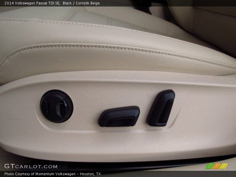 Black / Cornsilk Beige 2014 Volkswagen Passat TDI SE