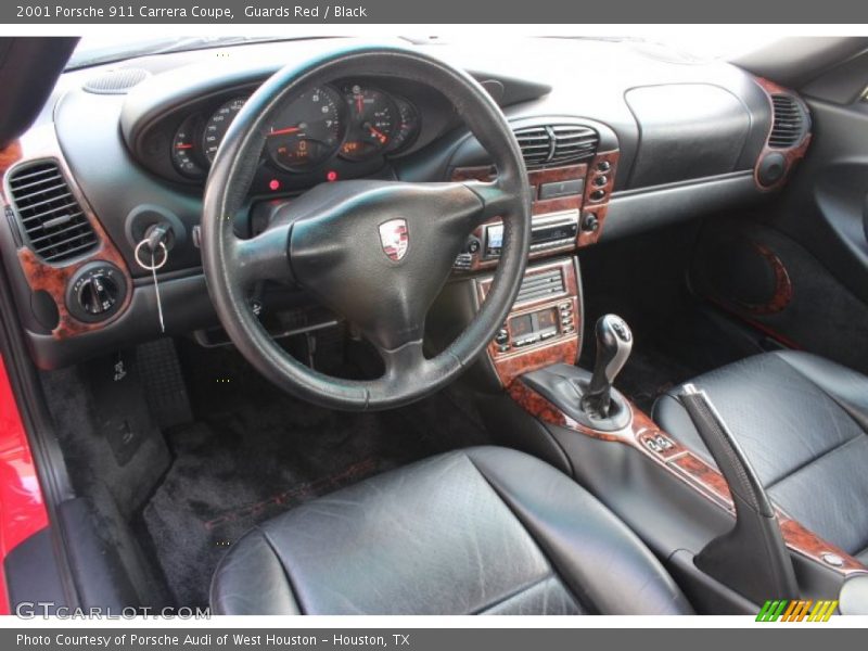 Guards Red / Black 2001 Porsche 911 Carrera Coupe