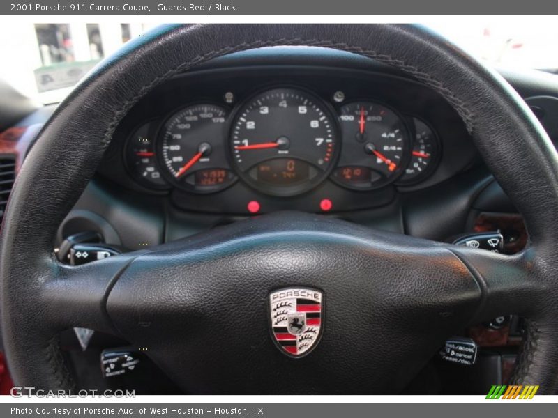Guards Red / Black 2001 Porsche 911 Carrera Coupe