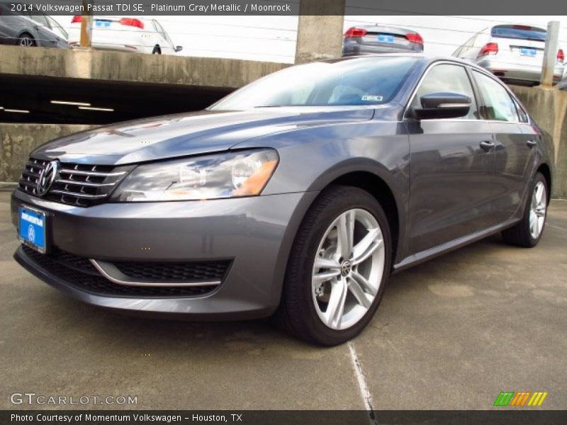 Platinum Gray Metallic / Moonrock 2014 Volkswagen Passat TDI SE