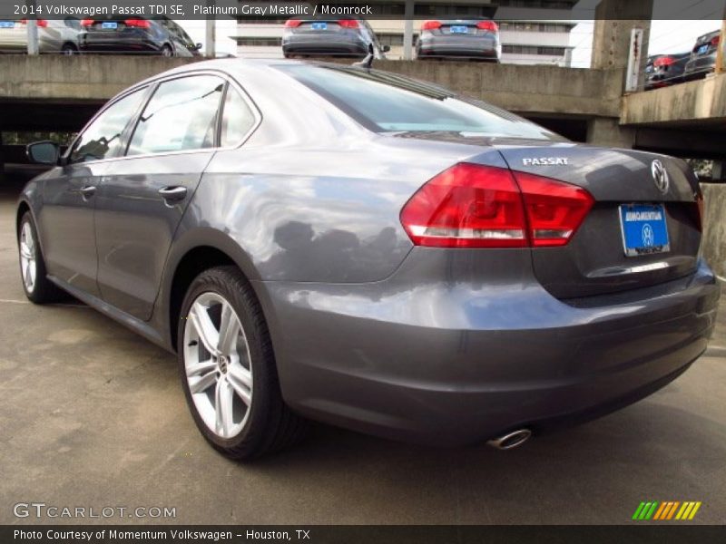 Platinum Gray Metallic / Moonrock 2014 Volkswagen Passat TDI SE