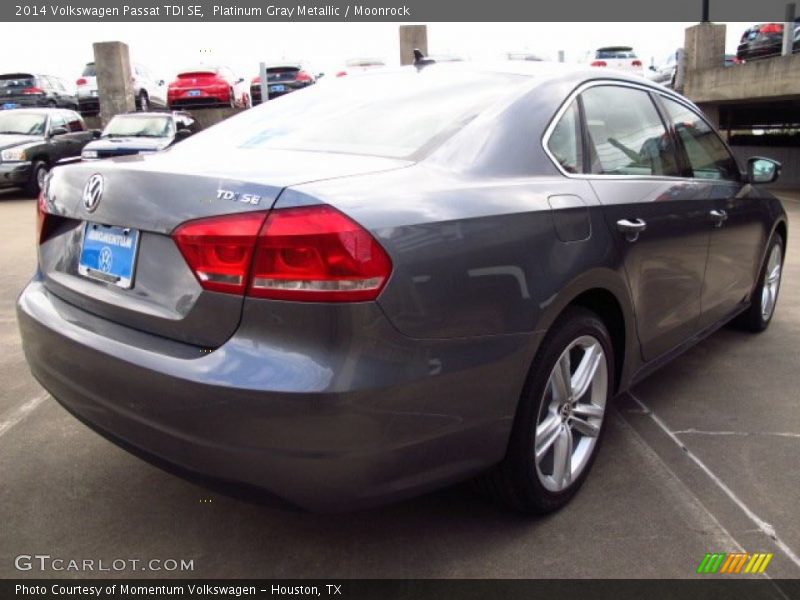 Platinum Gray Metallic / Moonrock 2014 Volkswagen Passat TDI SE