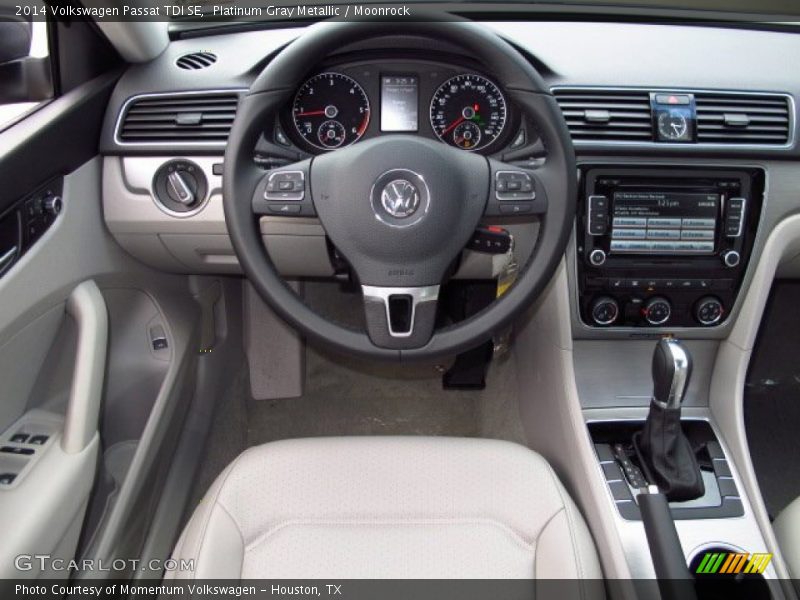 Platinum Gray Metallic / Moonrock 2014 Volkswagen Passat TDI SE