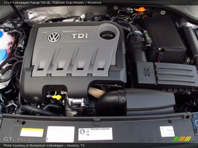 Platinum Gray Metallic / Moonrock 2014 Volkswagen Passat TDI SE