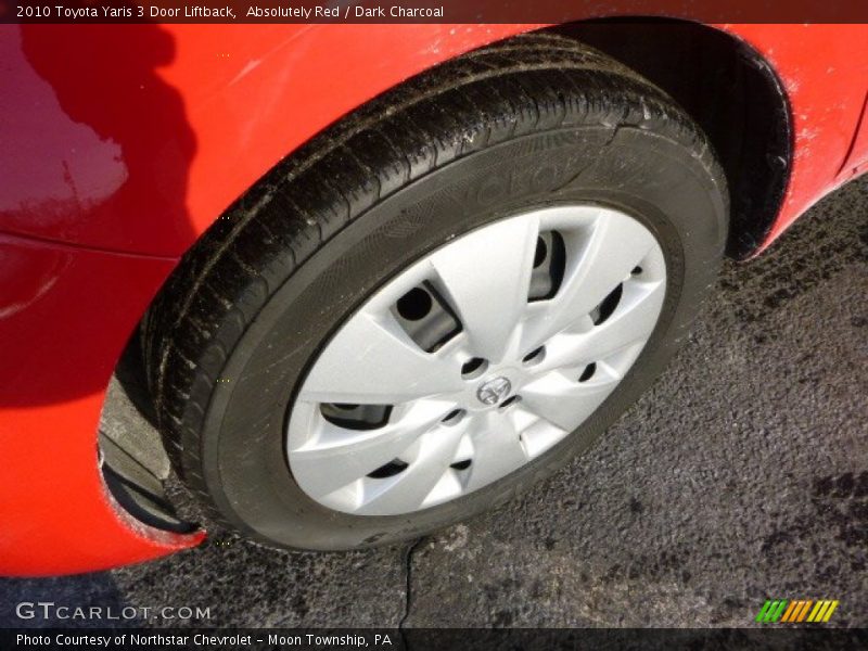 Absolutely Red / Dark Charcoal 2010 Toyota Yaris 3 Door Liftback