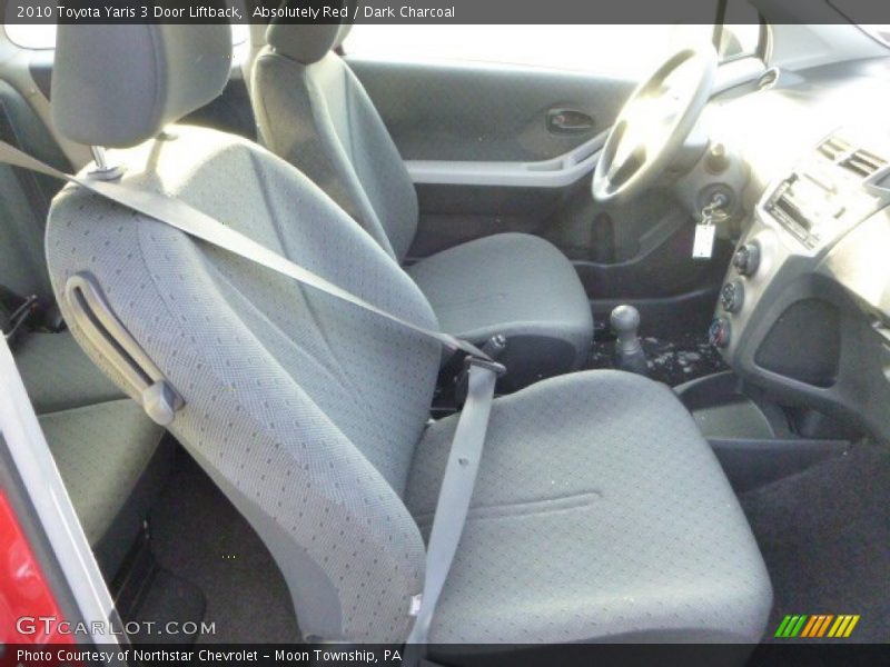 Absolutely Red / Dark Charcoal 2010 Toyota Yaris 3 Door Liftback