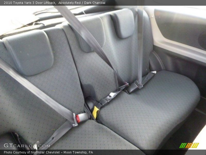 Absolutely Red / Dark Charcoal 2010 Toyota Yaris 3 Door Liftback