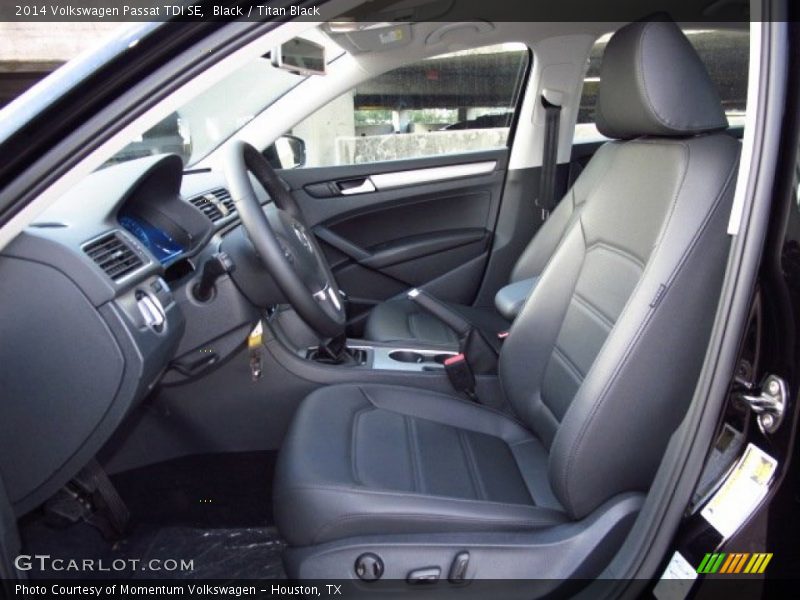 Black / Titan Black 2014 Volkswagen Passat TDI SE