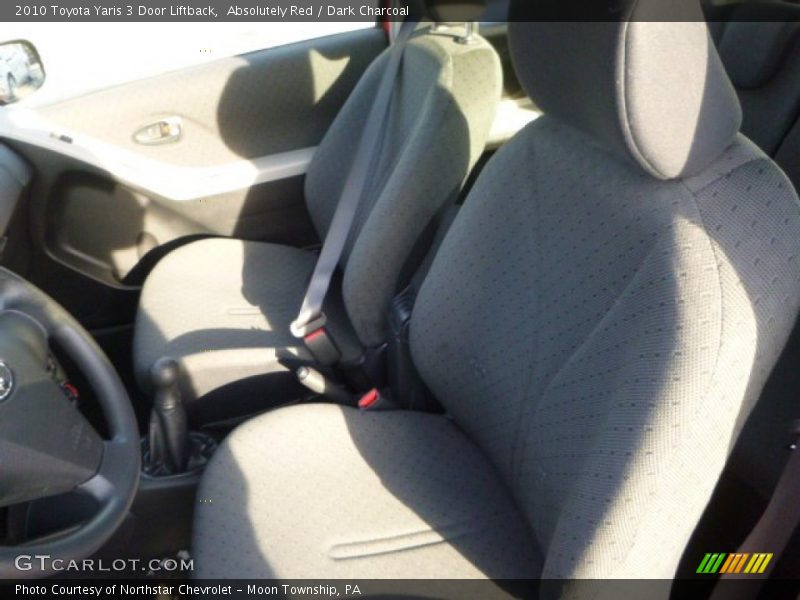 Absolutely Red / Dark Charcoal 2010 Toyota Yaris 3 Door Liftback