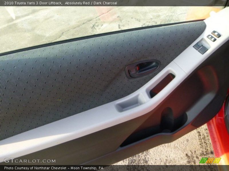 Absolutely Red / Dark Charcoal 2010 Toyota Yaris 3 Door Liftback