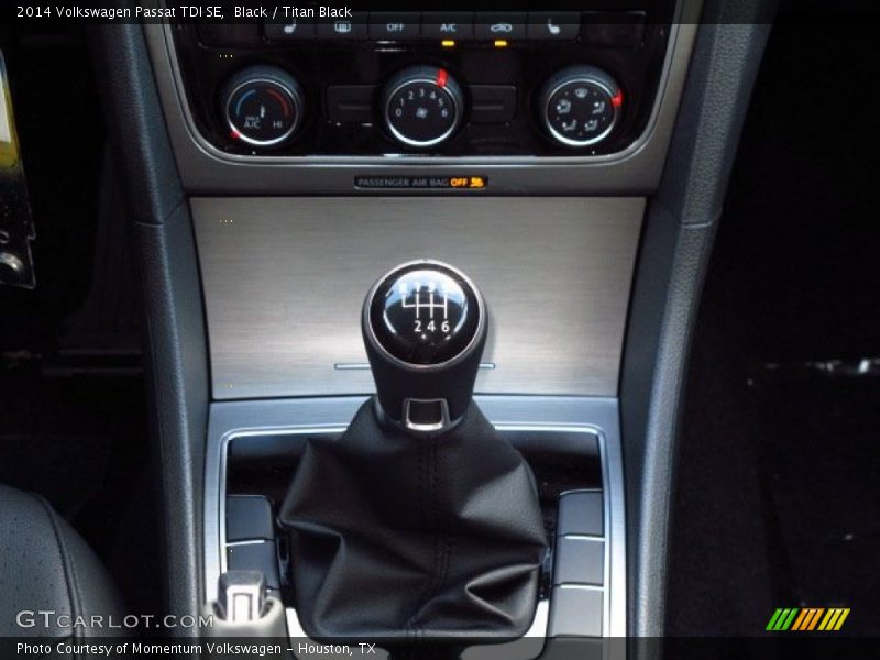 Black / Titan Black 2014 Volkswagen Passat TDI SE