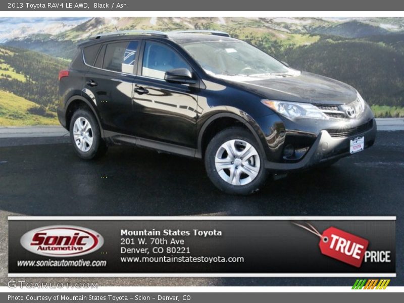 Black / Ash 2013 Toyota RAV4 LE AWD