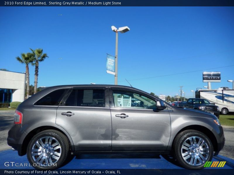 Sterling Grey Metallic / Medium Light Stone 2010 Ford Edge Limited