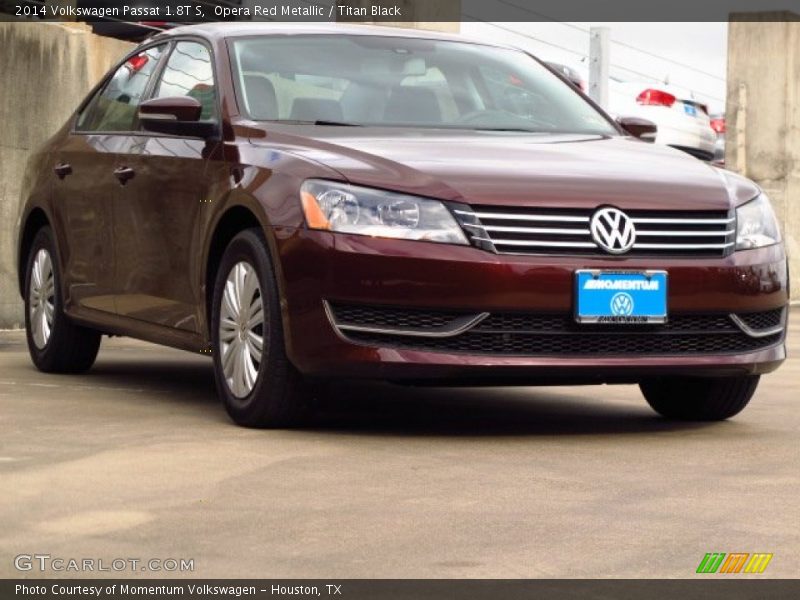 Opera Red Metallic / Titan Black 2014 Volkswagen Passat 1.8T S