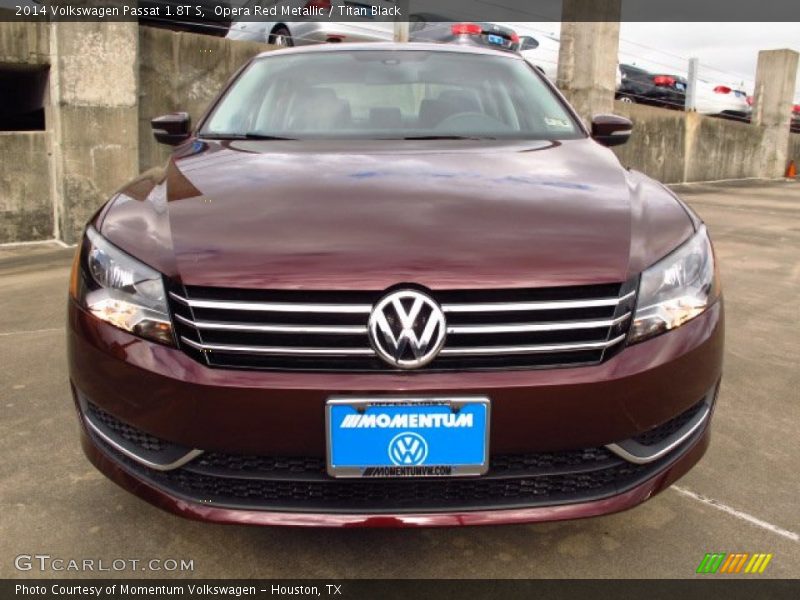 Opera Red Metallic / Titan Black 2014 Volkswagen Passat 1.8T S