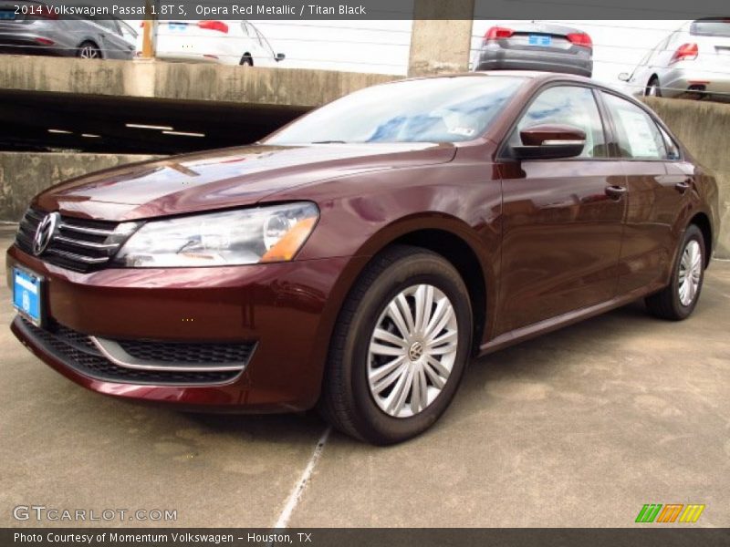 Opera Red Metallic / Titan Black 2014 Volkswagen Passat 1.8T S