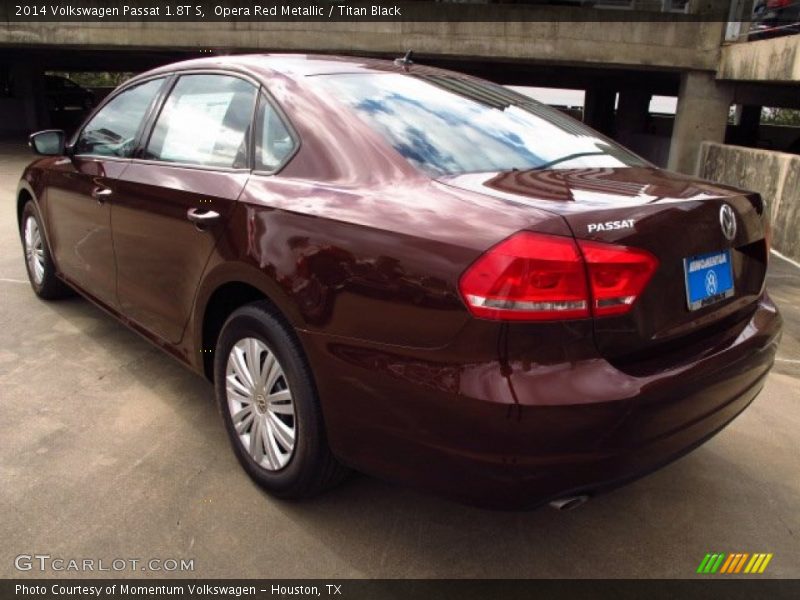 Opera Red Metallic / Titan Black 2014 Volkswagen Passat 1.8T S