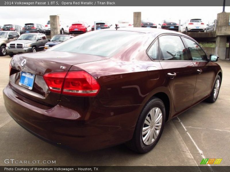 Opera Red Metallic / Titan Black 2014 Volkswagen Passat 1.8T S
