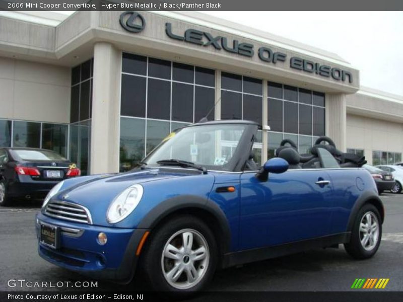 Hyper Blue Metallic / Black/Panther Black 2006 Mini Cooper Convertible