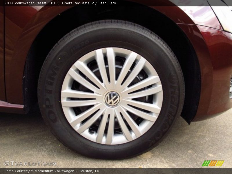 Opera Red Metallic / Titan Black 2014 Volkswagen Passat 1.8T S