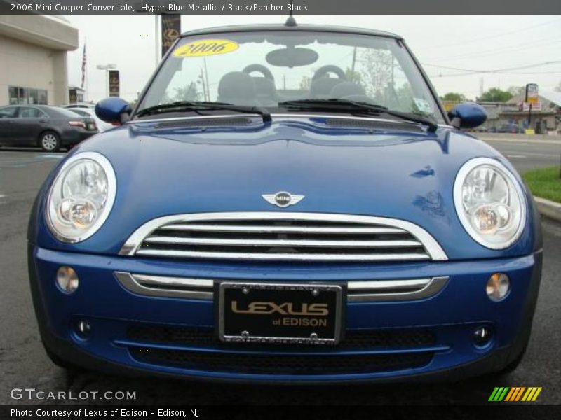 Hyper Blue Metallic / Black/Panther Black 2006 Mini Cooper Convertible