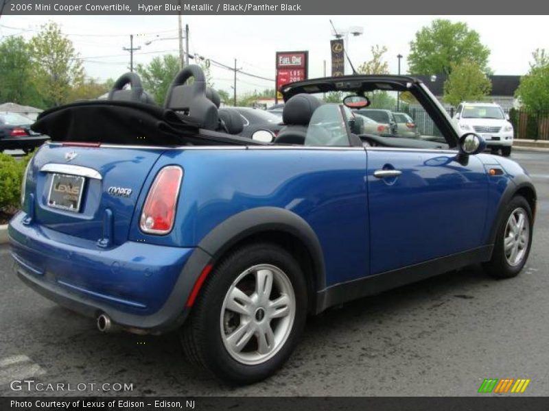 Hyper Blue Metallic / Black/Panther Black 2006 Mini Cooper Convertible