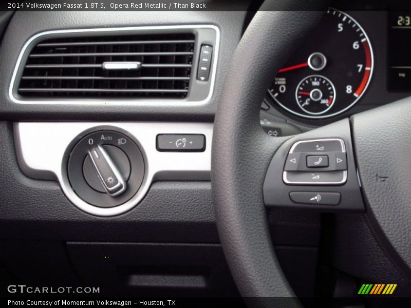 Opera Red Metallic / Titan Black 2014 Volkswagen Passat 1.8T S