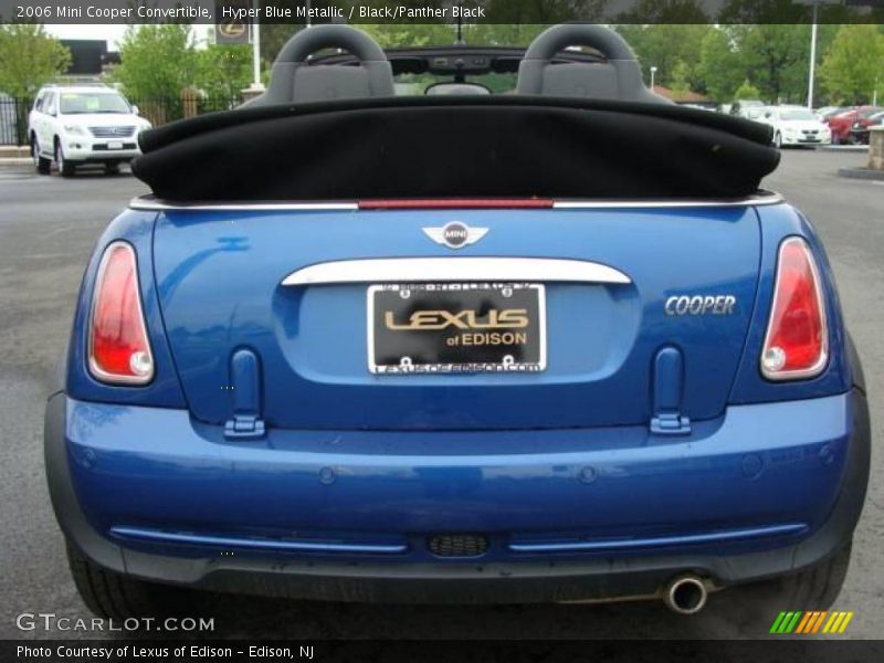 Hyper Blue Metallic / Black/Panther Black 2006 Mini Cooper Convertible