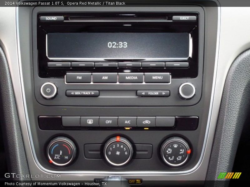 Opera Red Metallic / Titan Black 2014 Volkswagen Passat 1.8T S