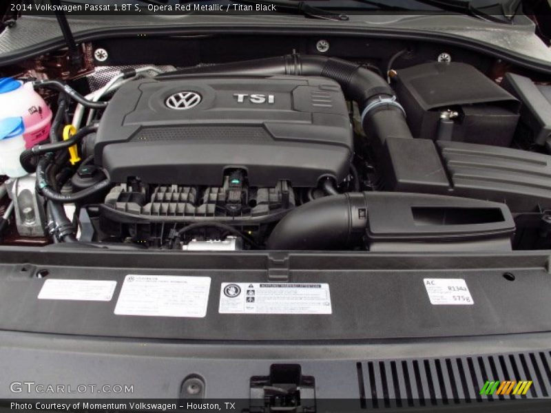 Opera Red Metallic / Titan Black 2014 Volkswagen Passat 1.8T S