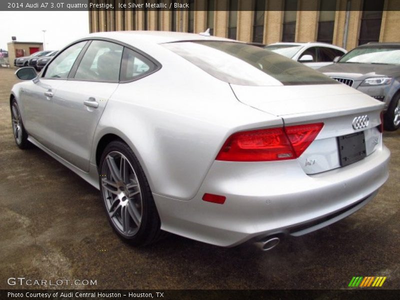 Ice Silver Metallic / Black 2014 Audi A7 3.0T quattro Prestige