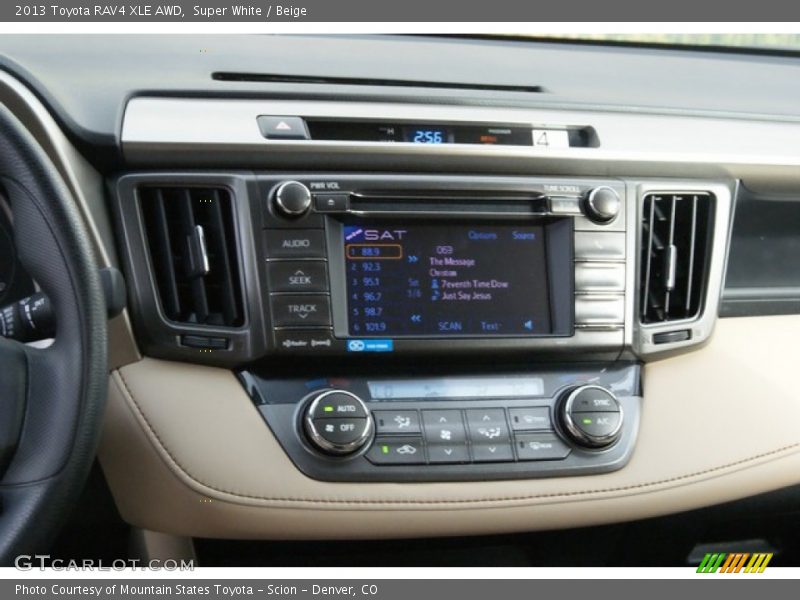 Super White / Beige 2013 Toyota RAV4 XLE AWD