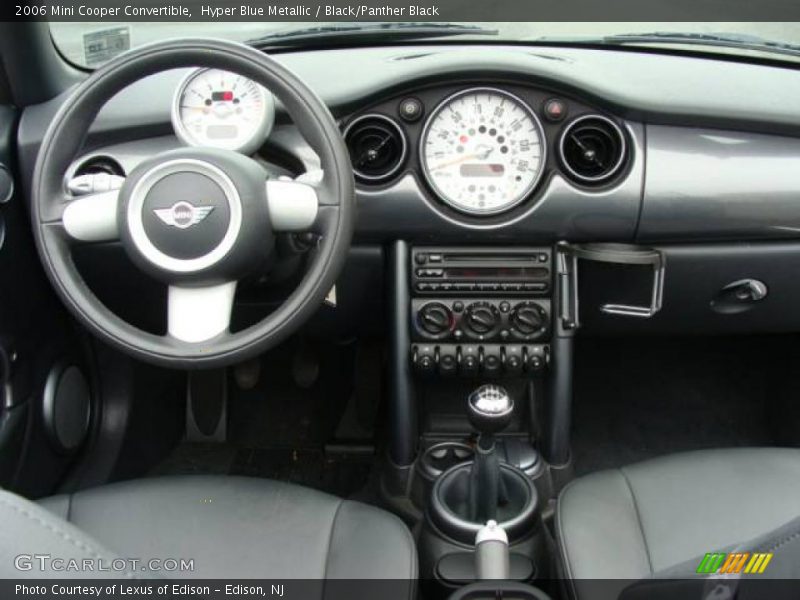 Hyper Blue Metallic / Black/Panther Black 2006 Mini Cooper Convertible