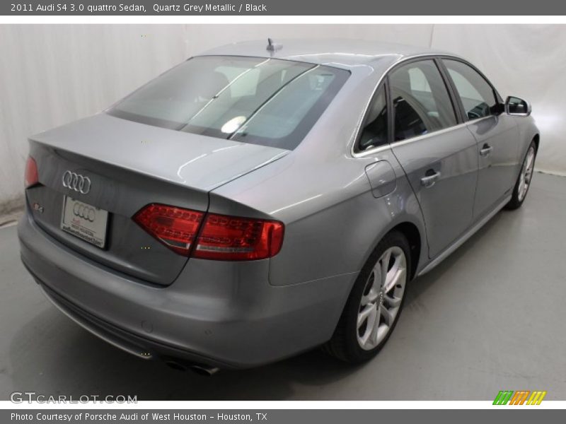 Quartz Grey Metallic / Black 2011 Audi S4 3.0 quattro Sedan