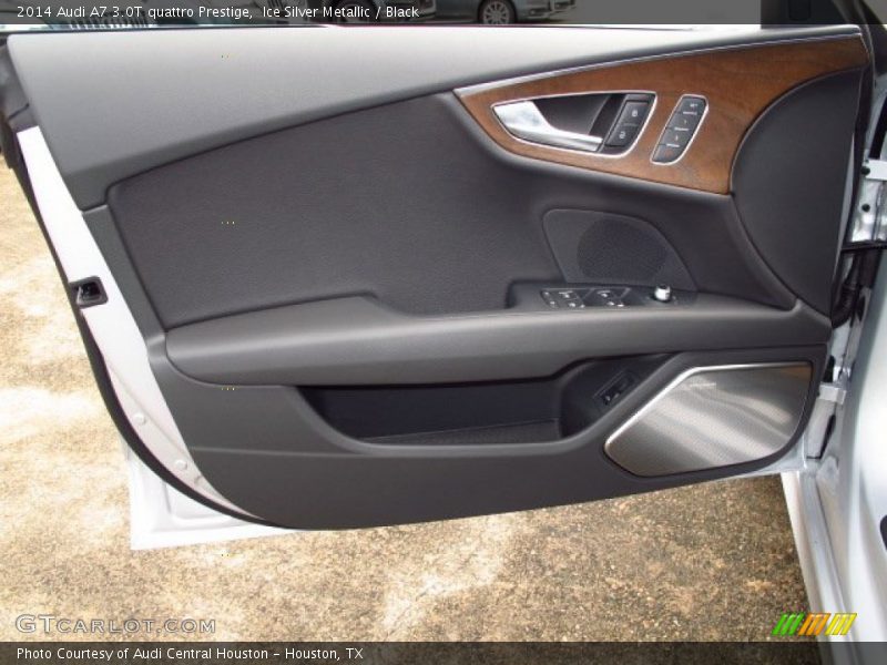 Ice Silver Metallic / Black 2014 Audi A7 3.0T quattro Prestige