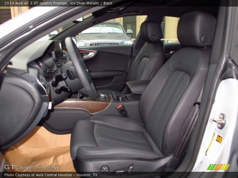 Ice Silver Metallic / Black 2014 Audi A7 3.0T quattro Prestige