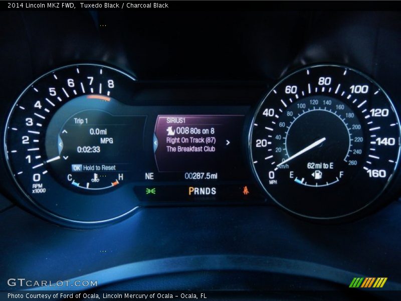  2014 MKZ FWD FWD Gauges
