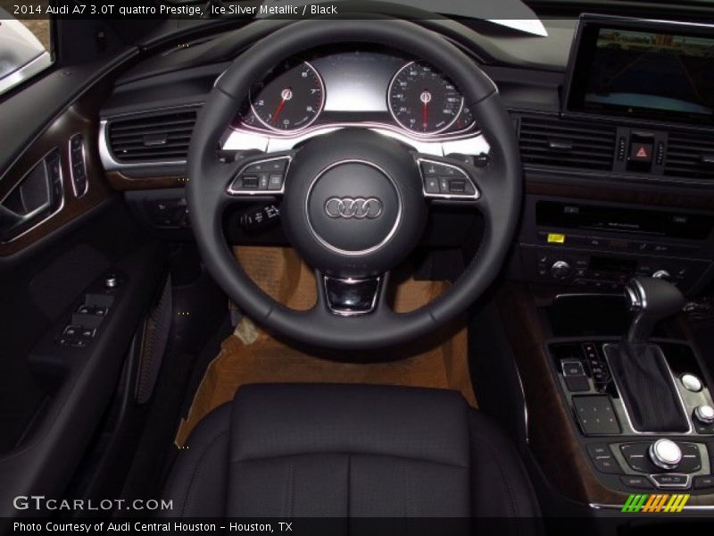 Ice Silver Metallic / Black 2014 Audi A7 3.0T quattro Prestige