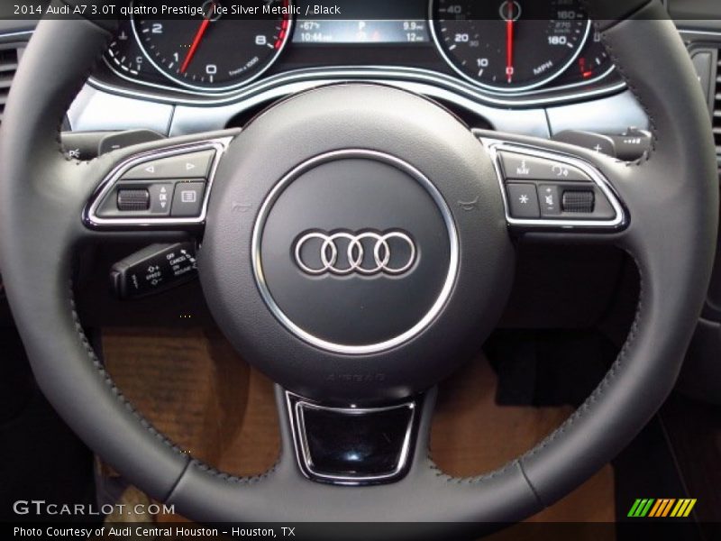 Ice Silver Metallic / Black 2014 Audi A7 3.0T quattro Prestige