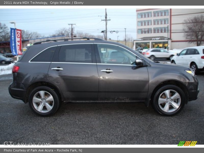 Grigio Metallic / Ebony 2011 Acura MDX Technology